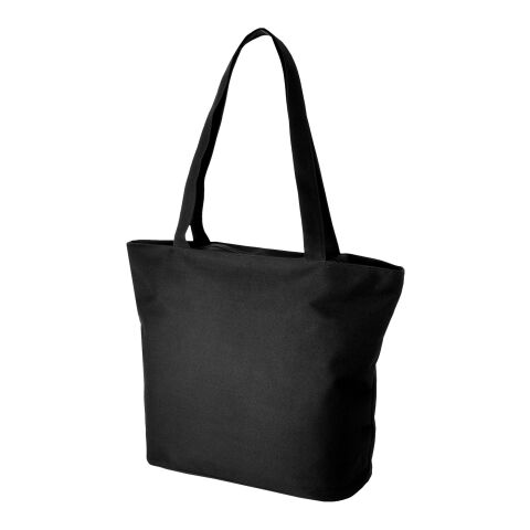 Panama zippered tote bag Standard | Solid black | not available | No Branding | not available | not available | not available
