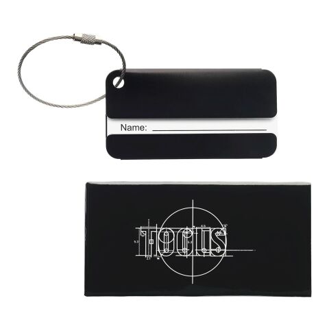Discovery luggage tag Standard | Solid black | No Branding | not available | not available