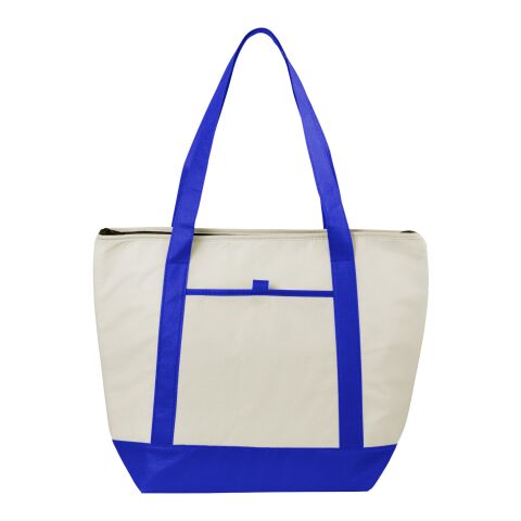 Lighthouse Cooler Tote Bag Standard | Natural-Royal blue | Not applicable | No Branding | not available | not available | not available