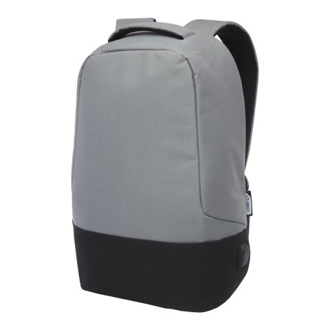 Cover RPET anti-theft backpack Standard | Grey | Not applicable | No Branding | not available | not available | not available