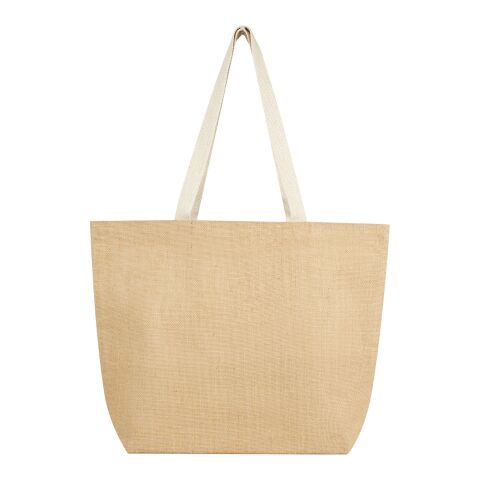 Juta 300 g/m² jute cooler tote bag 12L Standard | Natural-White | Not applicable | No Branding | not available | not available