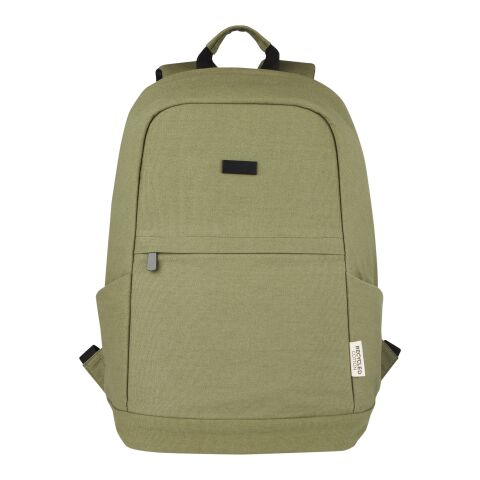 Joey 15.6&quot; GRS recycled canvas anti-theft laptop backpack 18L Standard | Olive | Not applicable | No Branding | not available | not available | not available