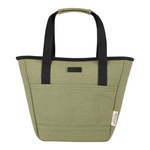 Joey 9-can GRS recycled canvas lunch cooler bag 6L Standard | Olive | not available | No Branding | not available | not available | not available