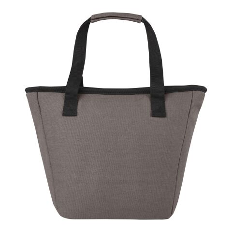 Joey 9-can GRS recycled canvas lunch cooler bag 6L Standard | Grey | No Branding | not available | not available | not available