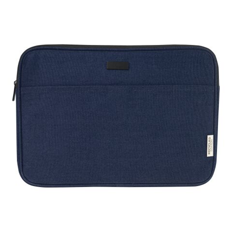 Joey 14&quot; GRS recycled canvas laptop sleeve 2L Standard | Deep blue | No Branding | not available | not available | not available