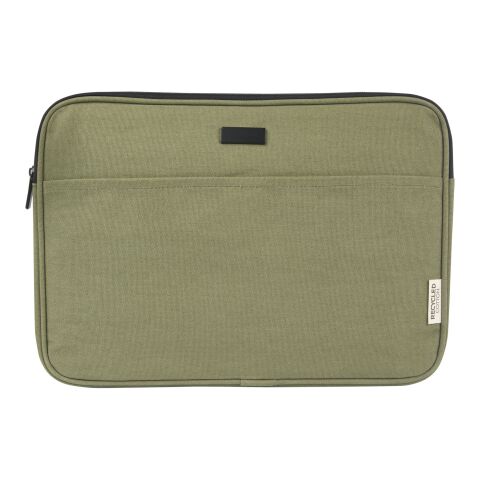 Joey 14" GRS recycled canvas laptop sleeve 2L Standard | Olive | not available | No Branding | not available | not available | not available