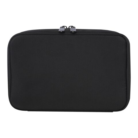 Rise GRS recycled organiser pouch Standard | Solid black | No Branding | not available | not available | not available