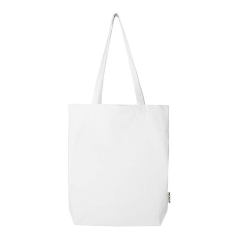 Florida 270 g/m² GRS recycled tote bag 10L Standard | White | Not applicable | No Branding | not available | not available | not available