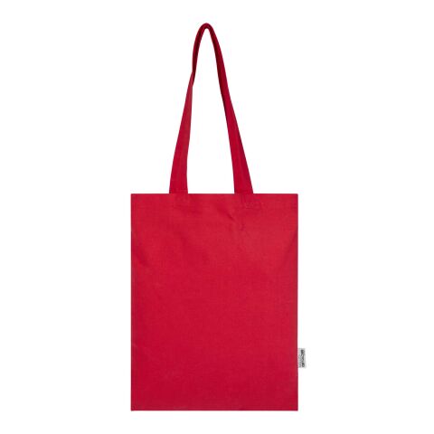 Madras Blend 140 g/m² GRS recycled cotton tote bag 7L Standard | Red | not available | No Branding | not available | not available | not available