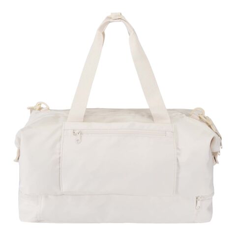 Trip Aware™ recycled travel duffel bag 42L Standard | Ivory white | No Branding | not available | not available | not available
