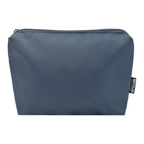 Trip Aware™ recycled travel toiletry pouch 2L Standard | Hale Blue | No Branding | not available | not available | not available