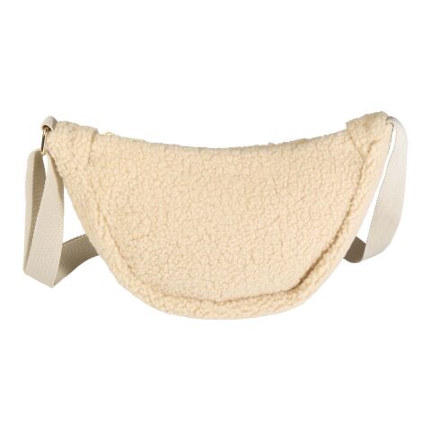 Bear GRS recycled sherpa crossbody bag 3L Natural | No Branding | not available | not available