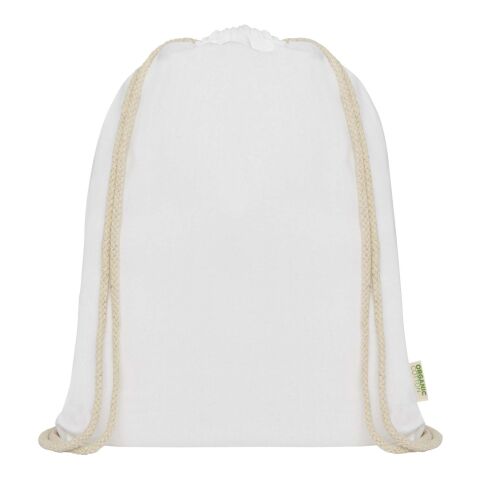 Odisha 140 g/m² OCS organic drawstring bag 5L  Standard | White | No Branding | not available | not available | not available