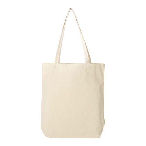 Odisha 180 g/m² OCS organic wide bottom tote bag 11L  Natural