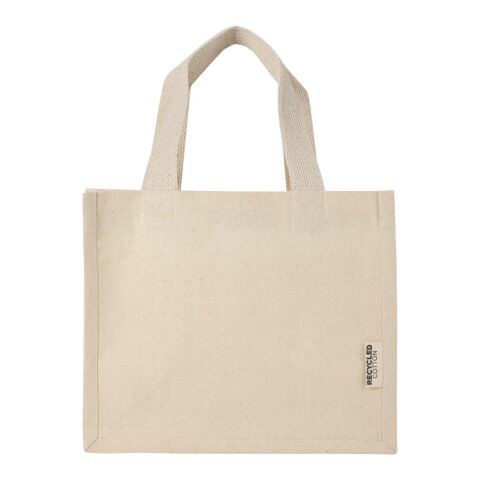 Odessa 220 g/m² GRS recycled cotton mini gusset tote bag 9L Standard | Natural | Not applicable | No Branding | not available | not available | not available