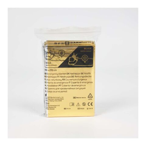 Frederik 2-function emergency blanket Standard | Silver-Gold | No Branding | not available | not available | not available