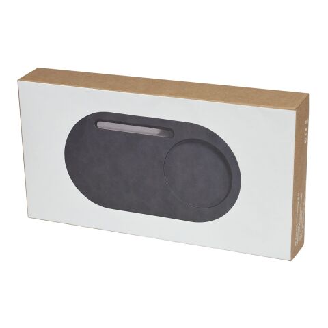 Klip 5W wireless charging desk organizer Standard | Solid black | No Branding | not available | not available