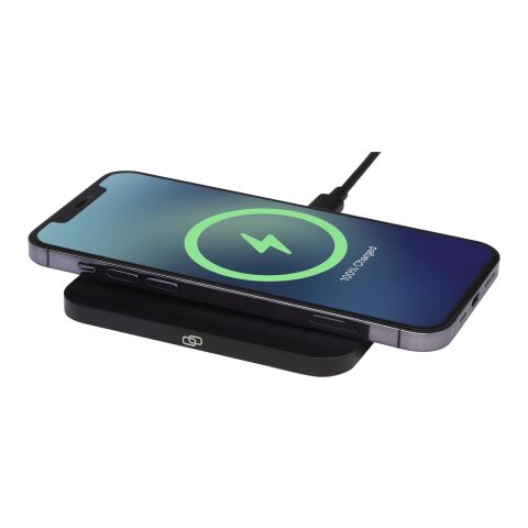 Hybrid 15W premium wireless charging pad Standard | Solid black | No Branding | not available | not available