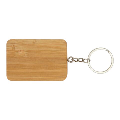 Reel 6-in-1 retractable bamboo key ring charging cable Standard | Natural | No Branding | not available | not available