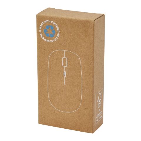 Menlo RCS recycled plastic wireless mouse Standard | white | No Branding | not available | not available