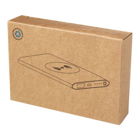 Juice 4000 mAh Type-C recycled aluminium wireless power bank Standard | Silver | not available | No Branding | not available | not available