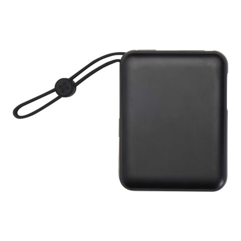 Acrux 10.000 mAh 35W tablet power bank with built in Type-C cable - made from recycled plastic Standard | Solid black | not available | No Branding | not available | not available