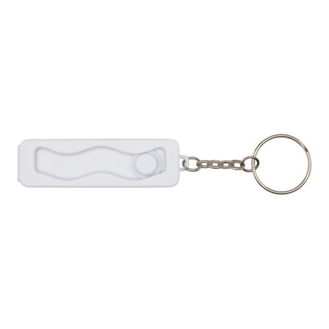 Aggia recycled plastic phone stand with fidget toy Standard | White | No Branding | not available | not available