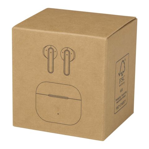 Altais recycled plastic True Wireless Bluetooth® headset Standard | White | No Branding | not available | not available