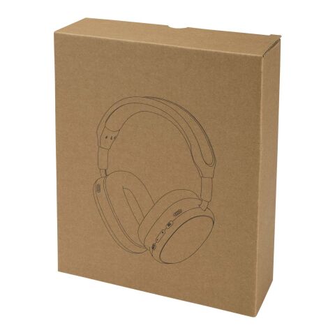 Alzir recycled plastic over-ear wireless Bluetooth® headset Standard | White | No Branding | not available | not available