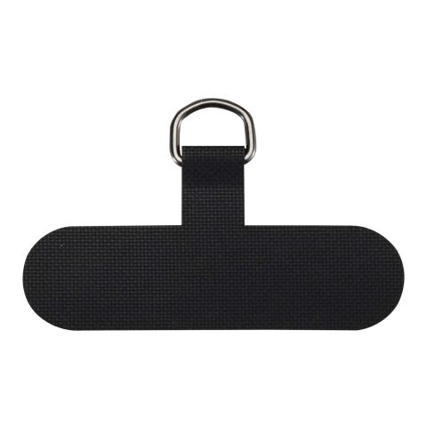 Vega adjustable recycled smartphone lanyard Standard | Solid black | No Branding | not available | not available