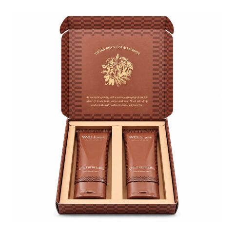 Wellmark Quite Rebellion 70 ml hand wash and 70 ml hand lotion gift set Maroon