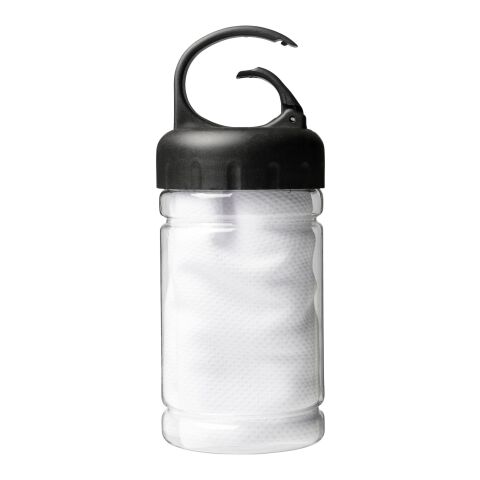 Remy cooling towel in PET container Standard | White | not available | No Branding | not available | not available | not available