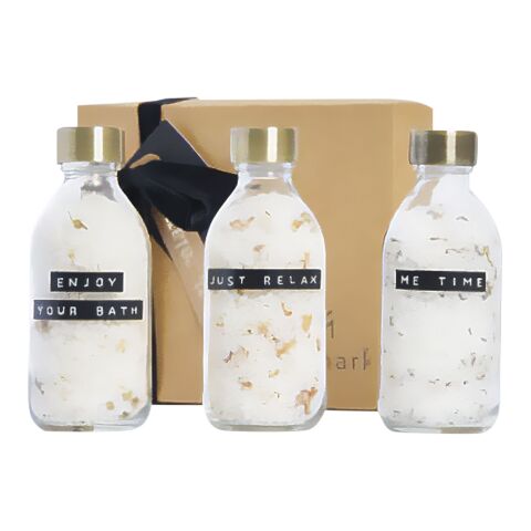 Wellmark Just Relax 3-piece 200 ml bath salt gift set Standard | White | Not applicable | No Branding | not available | not available