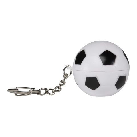 Rami football-shaped vanilla lip balm with SPF 15 and keychain Solid black | No Branding