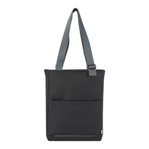 Aqua 14&quot; GRS recycled water resistant laptop tote bag 14L Standard | Solid black | No Branding | not available | not available | not available