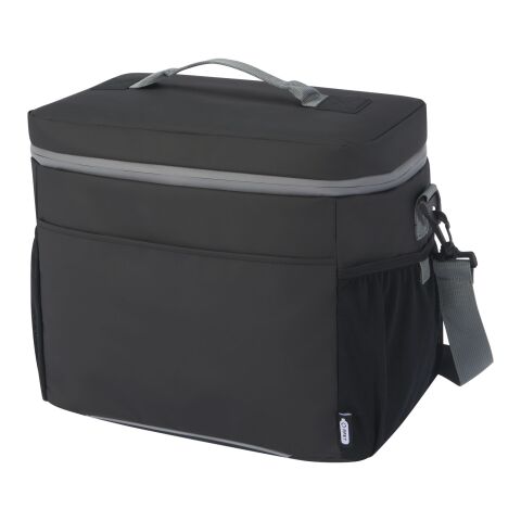 Aqua 20-can GRS recycled water resistant cooler bag 22L Standard | Solid black | No Branding | not available | not available | not available