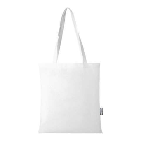 Zeus GRS recycled non-woven convention tote bag 6L Standard | White | No Branding | not available | not available | not available