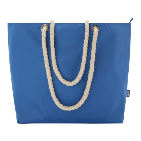 Panama GRS recycled beach cooler tote bag with cord handles Standard | Royal blue | not available | No Branding | not available | not available