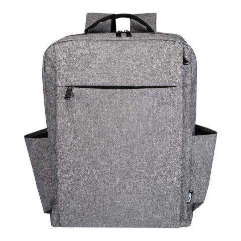 Libra 15” GRS recycled laptop backpack 15L Standard | Heather grey | not available | No Branding | not available | not available | not available