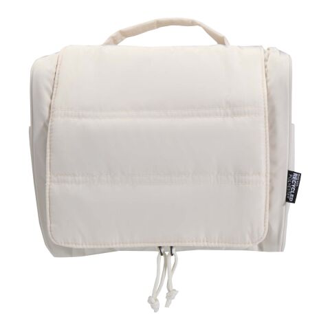 Puffer GRS recycled hangable toiletry bag 8L Standard | Sandstone | No Branding | not available | not available | not available