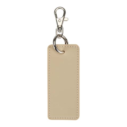 Resi Plus GRS recycled rectangle charm keychain Standard | Oatmeal | No Branding | not available | not available