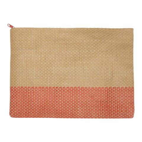 Rhythm straw paper zipped pouch 3L Brick