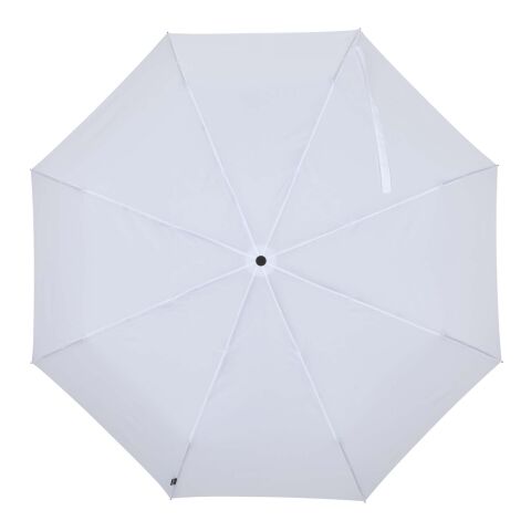 Gale 27" foldable auto open &amp; close RPET umbrella White