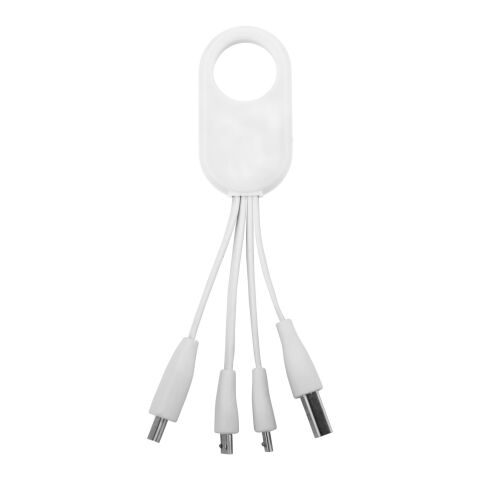 Troup 4-in-1 charging cable with type-C tip Standard | White | Not applicable | No Branding | not available | not available | not available