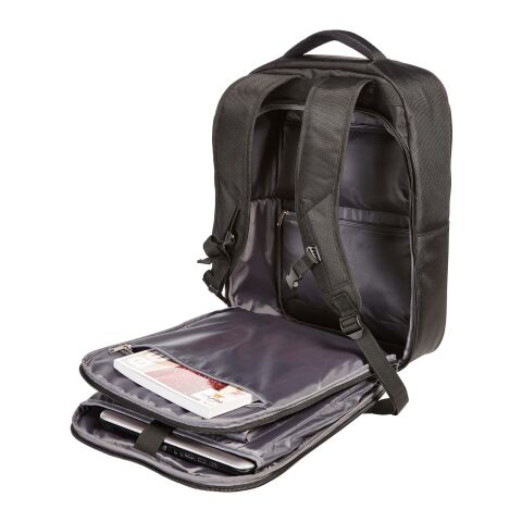 Halfar business notebook backpack GIANT black | Without Branding