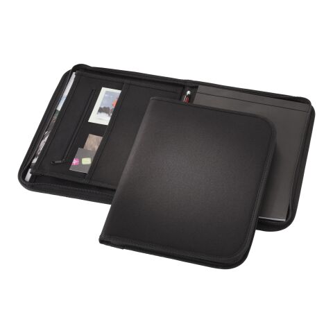 Berkely A4 zippered portfolio Standard | Solid black | Not applicable | No Branding | not available | not available | not available