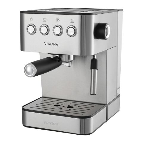 Prixton Verona coffee machine Silver | No Branding