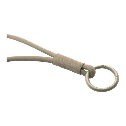 Tubyard lanyard with elastic tube Coffee brown | No Branding | not available | not available