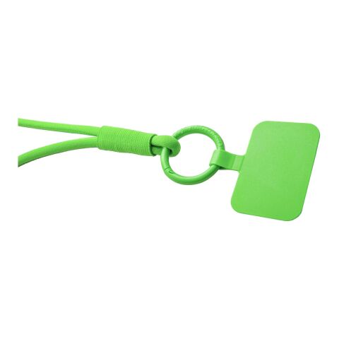 Tubyard lanyard phone holder with elastic tube Lime | No Branding | not available | not available