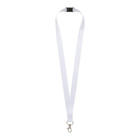 Addie sublimation lanyard - double side Solid black-White | 15mm | No Branding | not available | not available